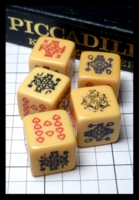 Dice : Dice - Poker Dice - Picadilly Cigarettes - Ebay Nov 2014